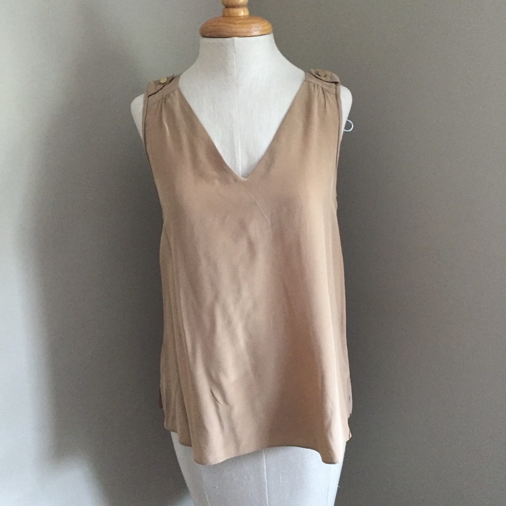 Amanda Uprichard silk sleeveless tank blouse